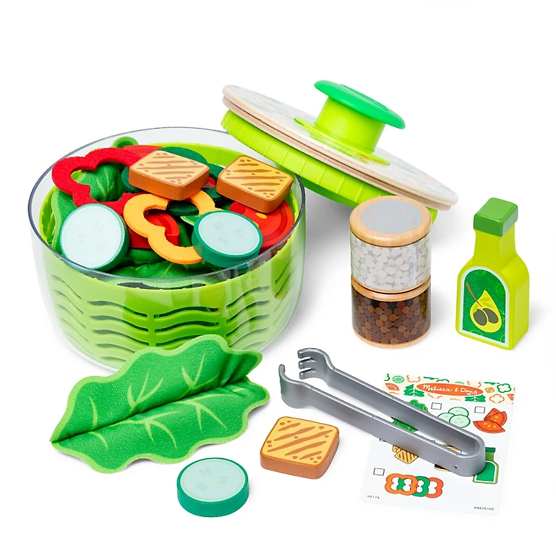 Melissa & Doug Salad Spinner Play Set - Ages 3-6