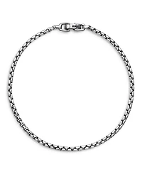 Men's Box Chain Bracelet Sterling Silver
