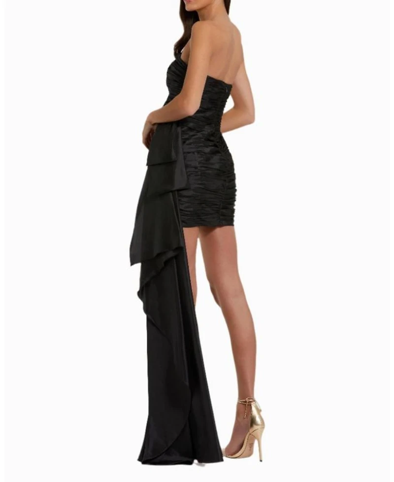 Strapless Ruched Mini Dress