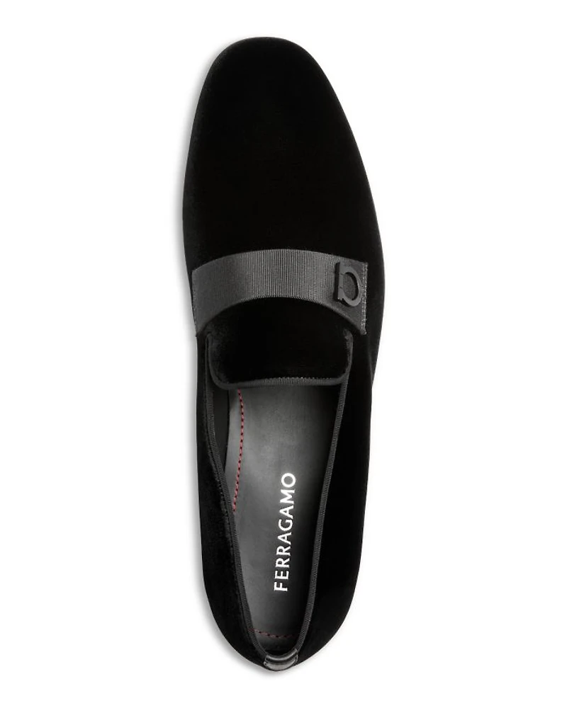 Men's Lapo Velvet Smoking Slipper Loafers
