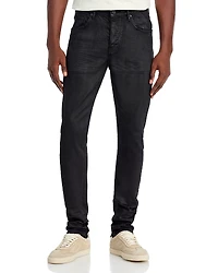 Purple Brand 3-d Resin Skinny Fit Jeans