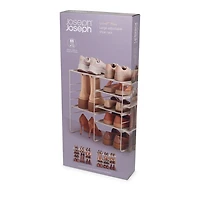 Level Plus Adjustable Shoe Rack, Stores 12 Pairs
