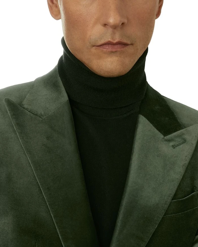 Aspara Peak Velvet Blazer