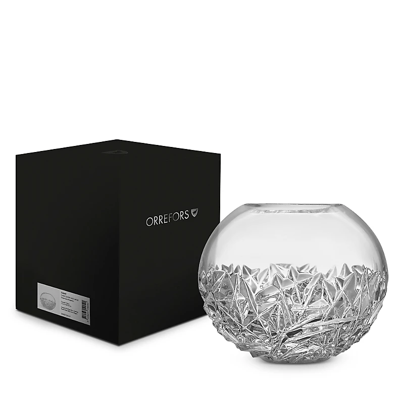 Orrefors Carat Globe Large Vase