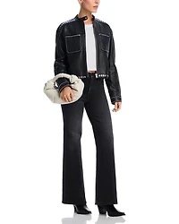 Lil' Hustler Roller Sneak High Rise Jeans Not Today Satan