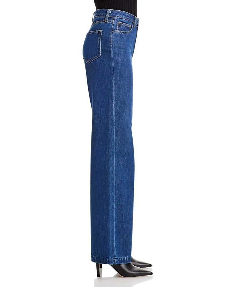 Clayton High Rise Wide Leg Jeans Conway