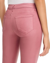 Ruth High Rise Straight Jeans Lime Green