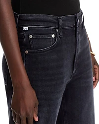 Palma High Rise Ankle Straight Jeans Medallion