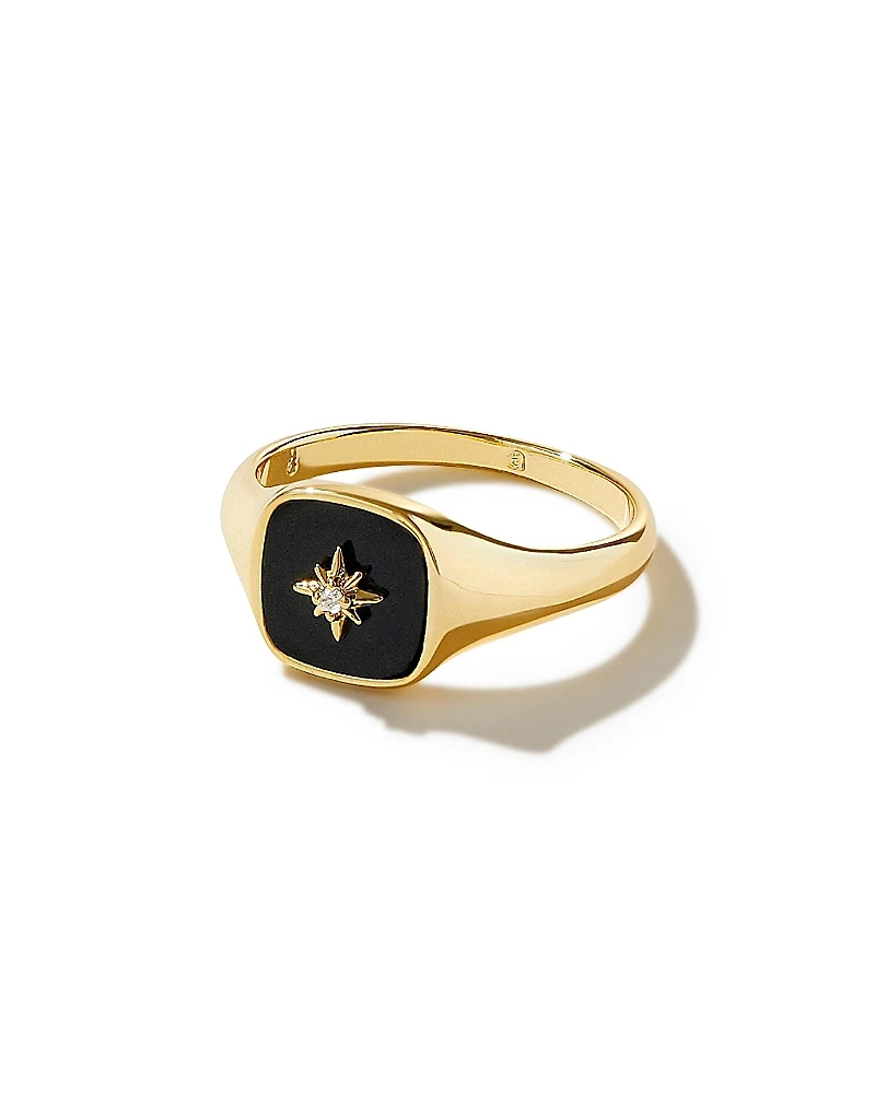 Ana Luisa Gold Signet Ring