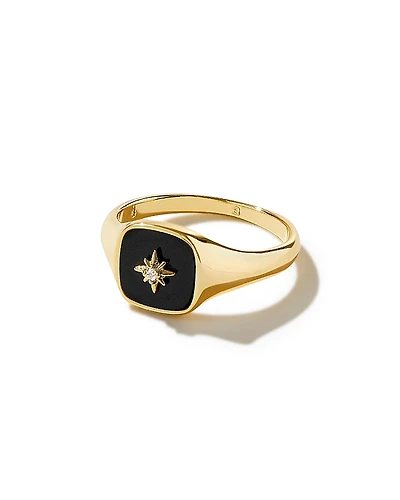 Ana Luisa Gold Signet Ring