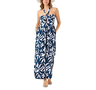 Tiare Hawaii Liv Halter Cut Out Slim Fit Jumpsuit