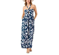 Tiare Hawaii Liv Halter Cut Out Slim Fit Jumpsuit