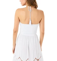 Gianna Slim Fit Halter Cut Out Mini Dress