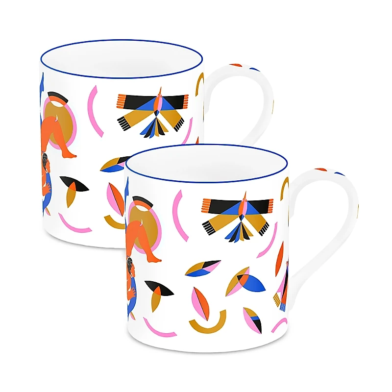 Richard Brendon Icarus Large Mug, Set of 2