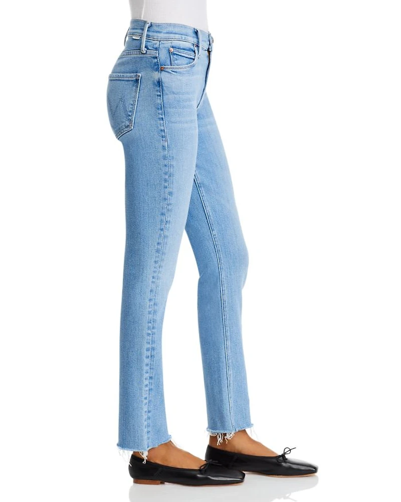 Dazzler Mid Rise Ankle Fray Jeans Blessing Disguise