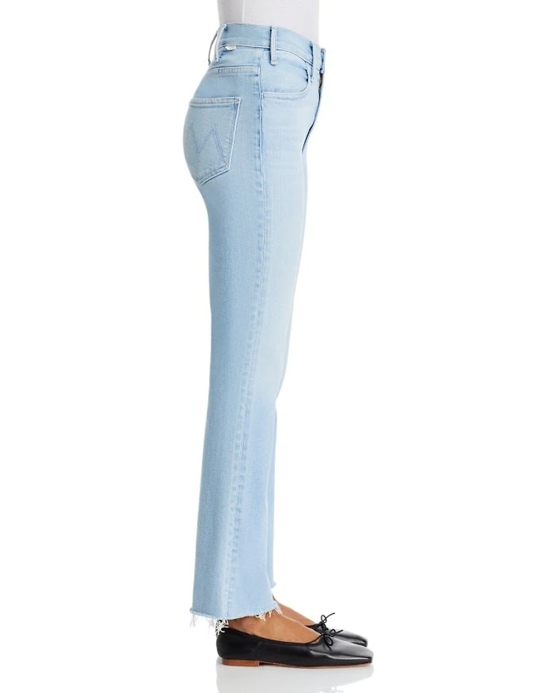 The Hustler Fray High Rise Ankle Jeans Ball Your Court