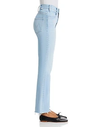 The Hustler Fray High Rise Ankle Jeans Ball Your Court