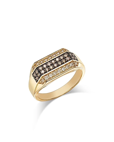 Bloomingdale's Fine Collection Men's Champagne & Brown Diamond Ring