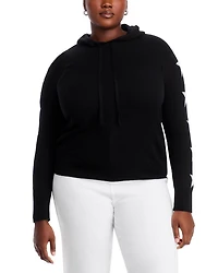 Cashmere Star Sleeve Hoodie Sweater - Exclusive