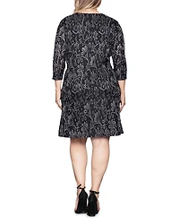 Printed Shift Dress