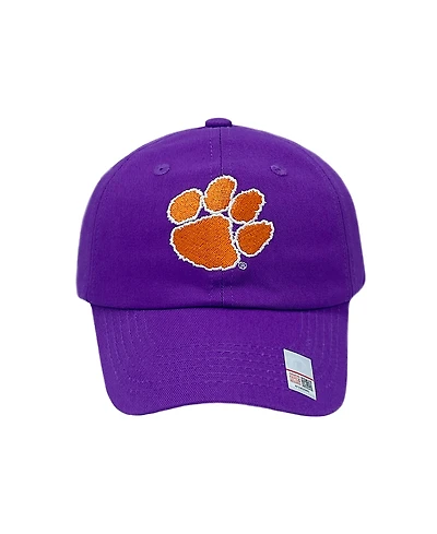 Bits & Bows Unisex Officially Licensed Clemson Baseball Hat - Baby, Little Kid, Big Kid