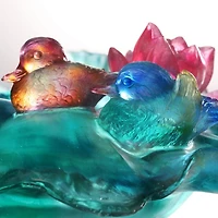 Crystal Lotus Flower Vase, Overflow of Beauty