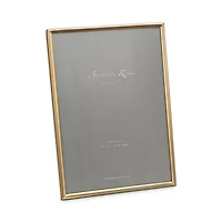 Thin Matte Gold Picture Frame, 5" x 7"