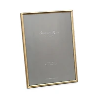 Addison Ross Thin Matte Gold Picture Frame, 5 x 7