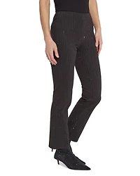 Crystal High Rise Ankle Straight Jeans Black
