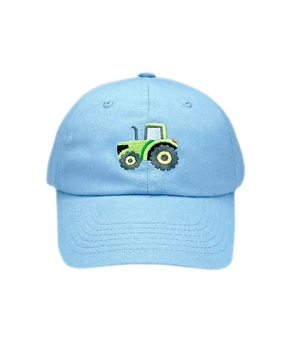 Bits & Bows Boys' Tractor Baseball Hat - Baby, Little Kid