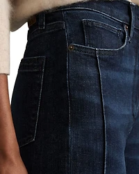 Heather Wide Leg Jeans Dark Blue