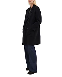 Double Breasted Coat Face Wool & Cashmere
