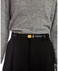 Thin Anchor Belt Leather