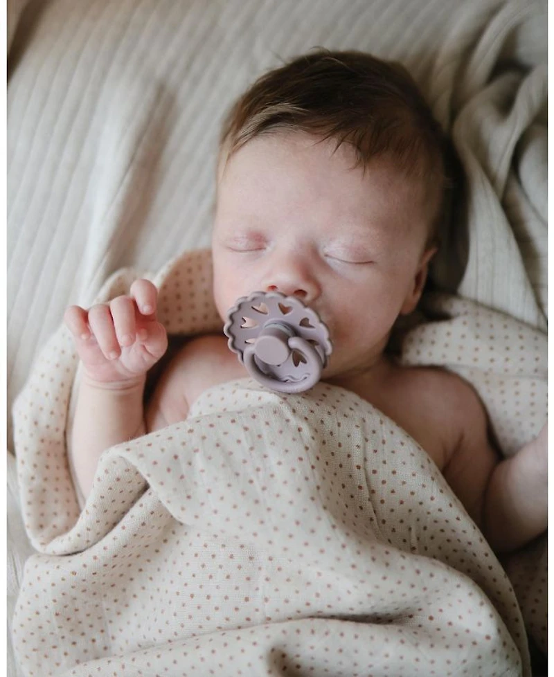FRIGG 6-Pack Blooming Love Rubber Pacifiers- Baby