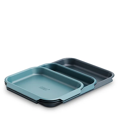 Joseph Joseph Nest Bake 3-Piece Non-Stick Cookie Sheet Set with Easy Pull Handles