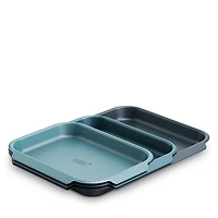 Joseph Joseph Nest Bake 3-Piece Non-Stick Cookie Sheet Set with Easy Pull Handles