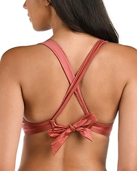 Goddess Draped Bikini Top