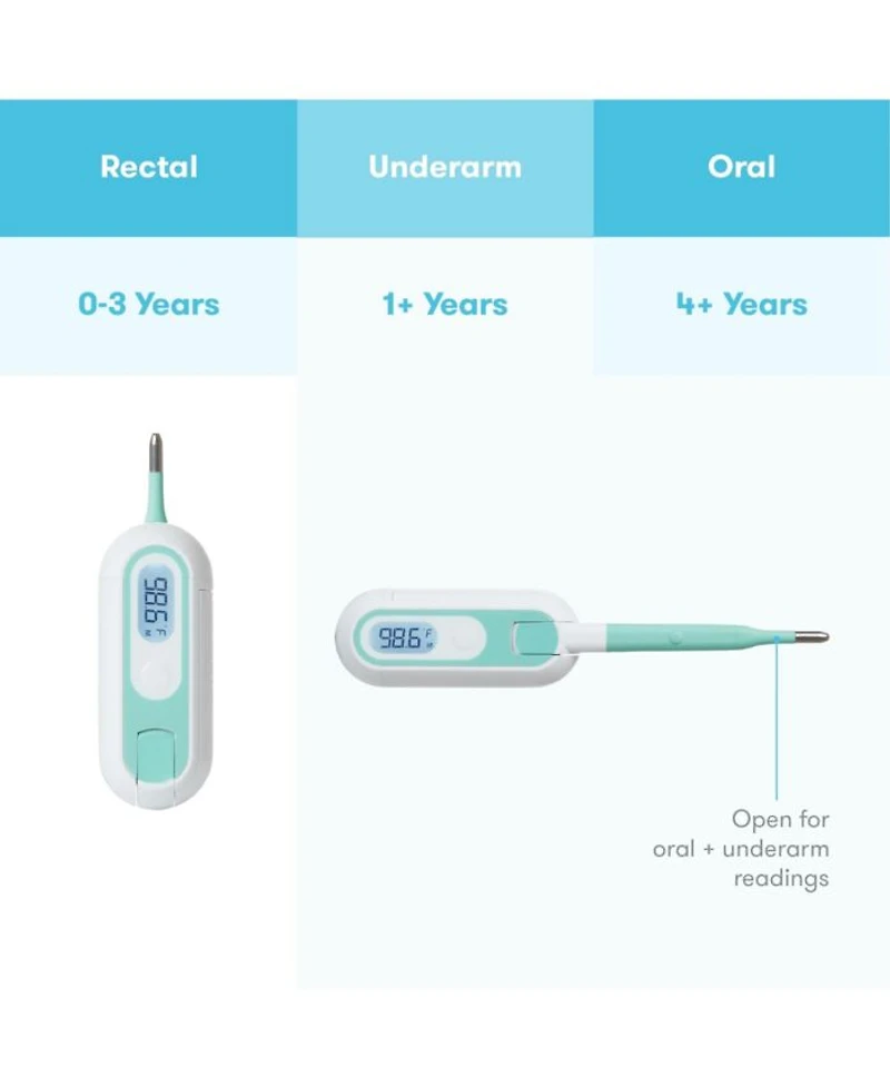 3-in-1 True Temp Digital Thermometer