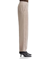 Cotton Corduroy Wide Leg Pants