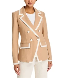 Edison Dickey Border Trim Jacket