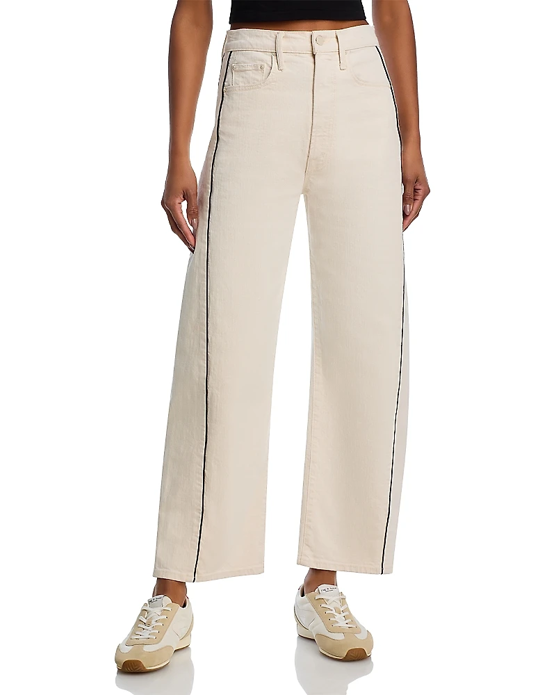 Mother The Half Piped High Rise Cropped Jeans