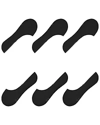 Falke Step Cotton Blend Solid Medium Cut No Show Socks, Pack of 3