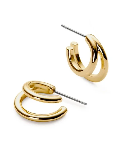 Double Hoop Earrings - Scarlett