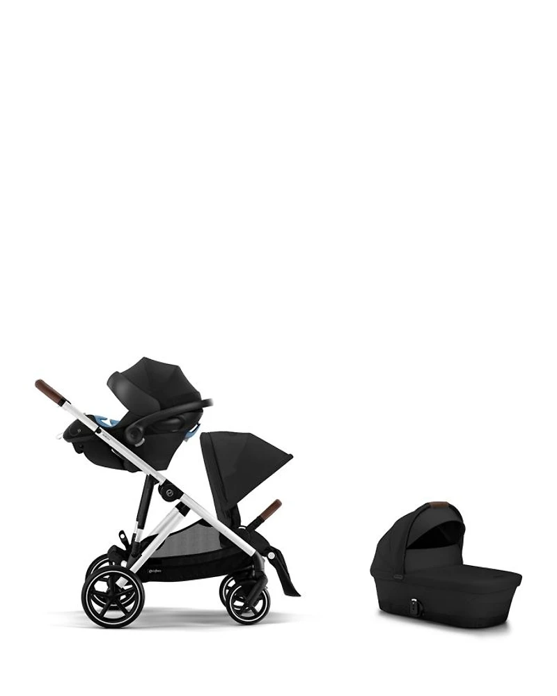 Gazelle S 2 Single to Double + Aton G Swivel Travel System with Cot