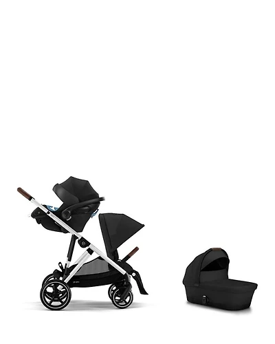 Gazelle S 2 Single to Double + Aton G Swivel Travel System with Cot