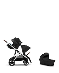 Gazelle S 2 Single to Double + Aton G Swivel Travel System with Cot