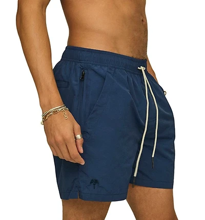 Nylon Tailored Fit 4.7" Swim Trunks