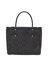 Spade Flower Jacquard Tote