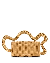 Elsa Rattan Clutch