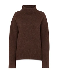 Wool Roll Neck Knit Sweater
